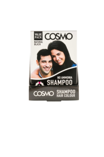 كوزمو شامبو صبغة شعر أسود طبيعي 25ml