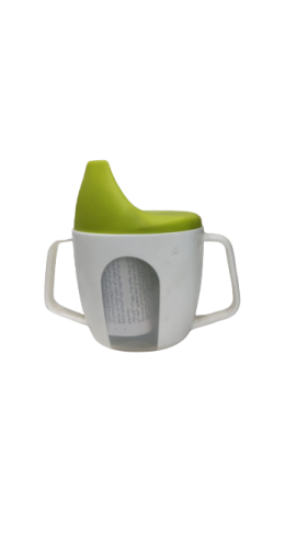 كوب تغذية خاص للأطفال مع مقابض ومقياس غير قابل للا...