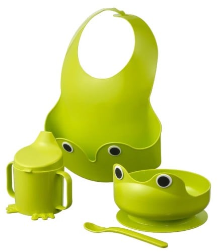 طقم أدوات تناول الطعام من 4 قطع أخضر