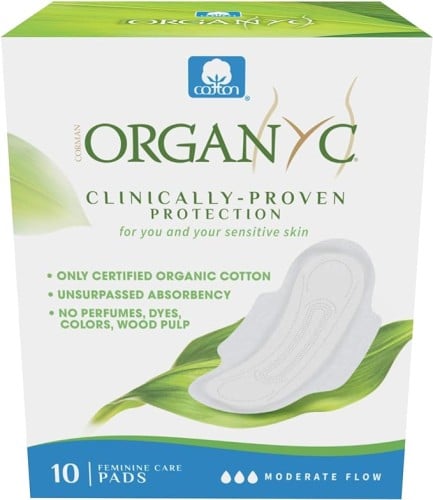 اورجانك فوط نسائية من القطن العضوي 10 قطع