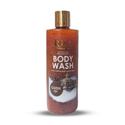 غسول مغربي مبيض ومقشر للجسم برائحة العود حجم 500 م...