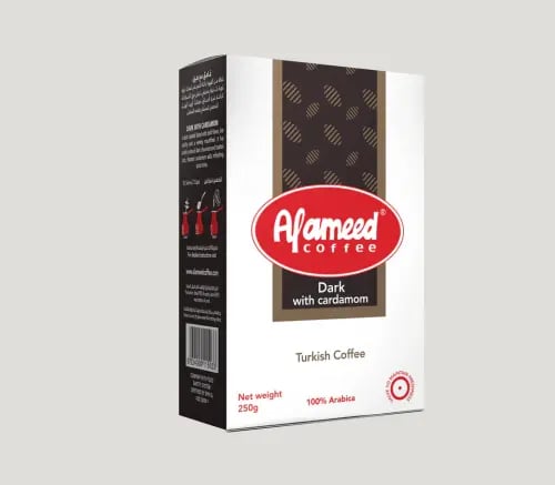 قهوة تركية غامقة مع هيل 250 جرام