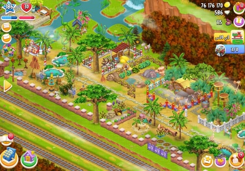 مزرعة شخصية مستوى 186+ هاي داي