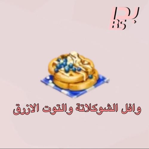 50 وفل الشوكلاتة والتوت الازرق