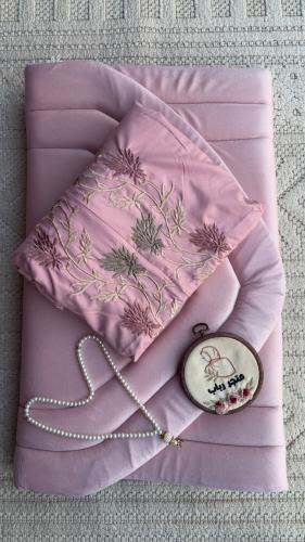 طقم صلاة سحاب + سجاد مع شرشف سحاب