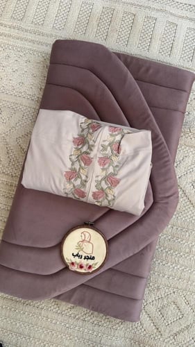 طقم صلاة سحاب + سجاد مع شرشف سحاب