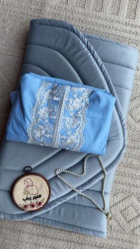 طقم صلاة سحاب + سجاد مع شرشف سحاب