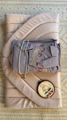 طقم صلاة + سجاد مع شرشف ربطة