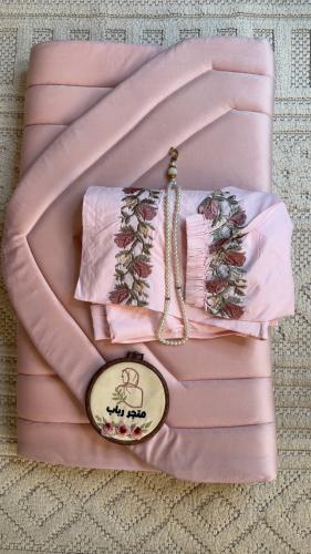 طقم صلاة + سجاد مع شرشف ربطة