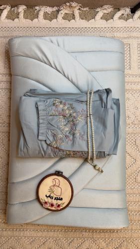 طقم صلاة ربطة + سجاد مع شرشف مرد