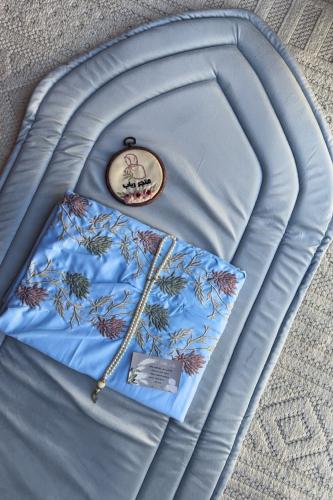 طقم صلاة سحاب + سجاد مع شرشف سحاب