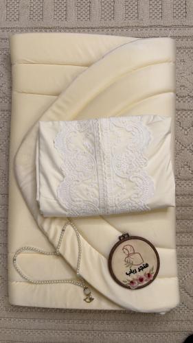 طقم صلاة سحاب + سجاد مع شرشف سحاب