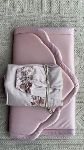 طقم صلاة ربطة + سجاد مع شرشف مرد