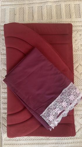 طقم صلاة سجادة + شرشف بدون خياط