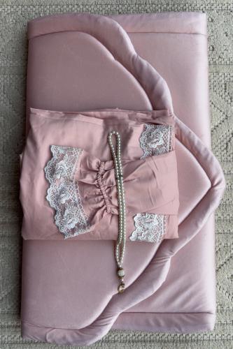 طقم صلاة ربطة + سجاد مع شرشف مرد