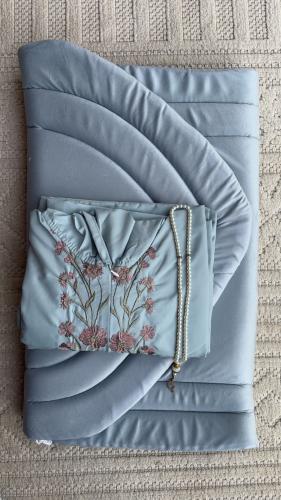 طقم صلاة سحاب + سجاد مع شرشف مرد