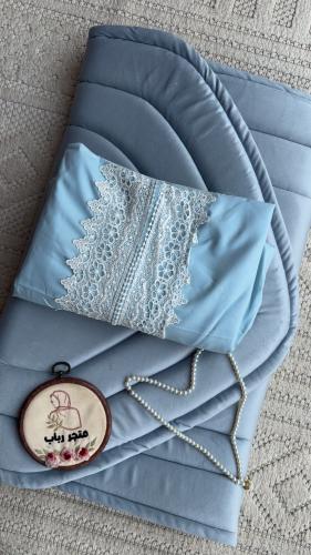 طقم صلاة سحاب + سجاد مع شرشف سحاب
