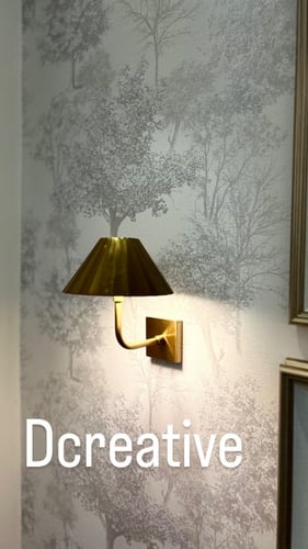 إضاءة جدارية ذهبي بسعة بطارية 5200 مل أمبير