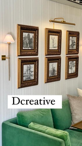 اضاءة لوحات مقاس 62سم لون ذهبي