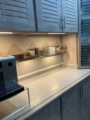 اضاءة ليد 23 سم هيكل فضي لون الاضاءة اصفر