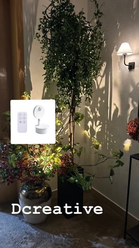 اضاءة للشجر واحواض الزرع بريموت بلوتوث (لون أبيض)