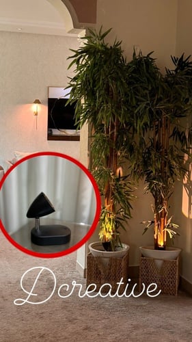 اضاءة للشجر واحواض الزرع بريموت بلوتوث( لون أسود )