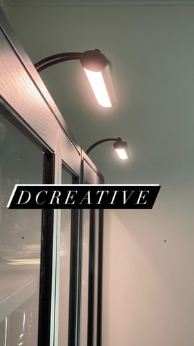 اضاءة Dcreative اسود مقاس 33 سم