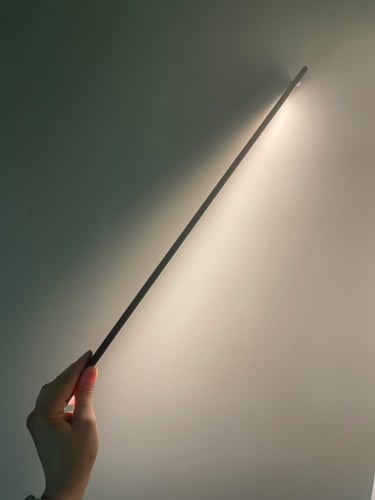 إضاءة ليد هيكل اسود مقاس 60 سم متعددة الاضاءات.