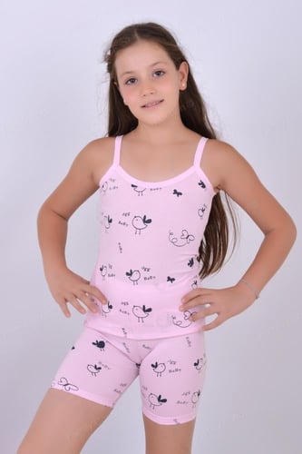 طقم بناتي ملون