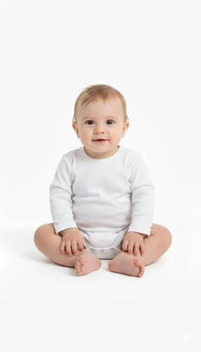 بربتوز منفش كم طويل رقبة / مدور