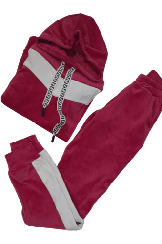 بجامة مخمل لون كحلي