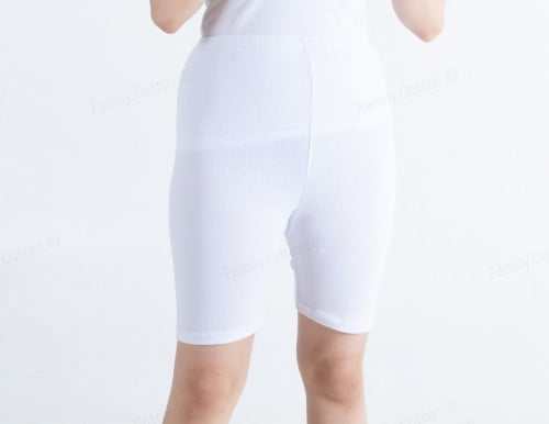 شورت نسائي مخرم ابيض