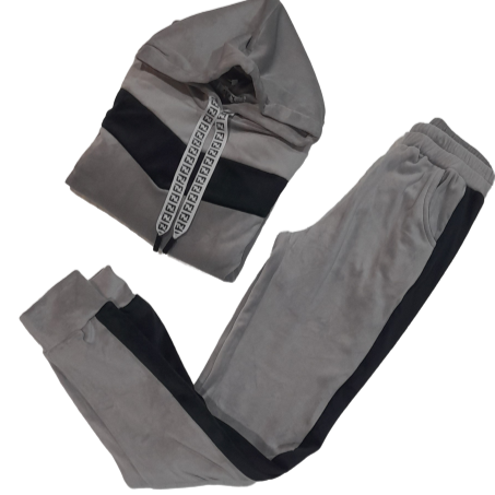 بجامة مخمل لون كحلي