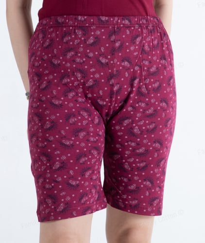 شورت نسائي ملون مطبع