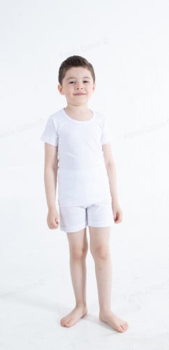 درزن طقم ولادي داخلي نصف كم ( 12 حبه )