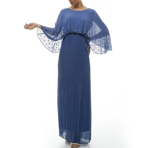 فستان شيفون مكسر