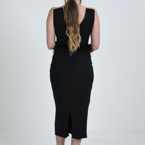 فستان اكريب