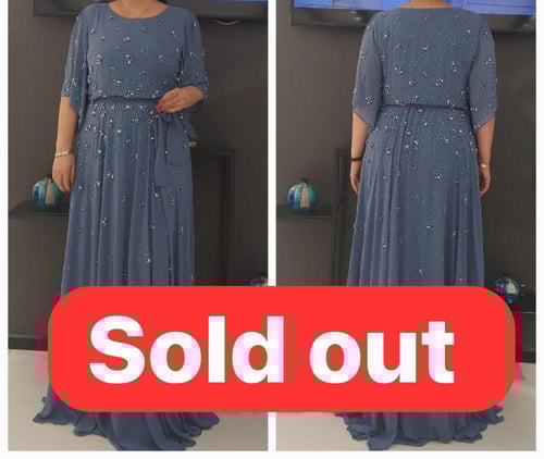 فستان شيفون بشك