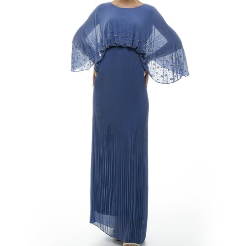 فستان شيفون مكسر