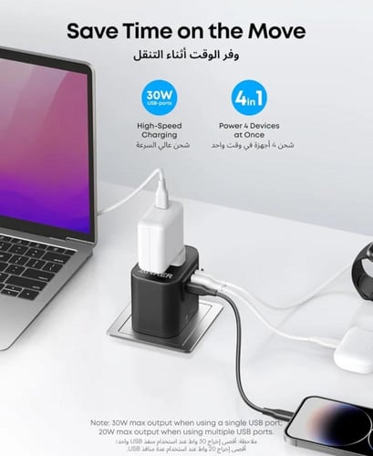 شاحن انكر دولي 60w