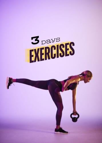 تمرين رياضي ٣ أيام (نادي-منزل)