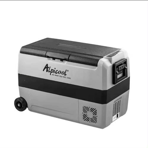 ثلاجة البيكول Alpicool T50 قسمين 50 لتر بدون بطاري...