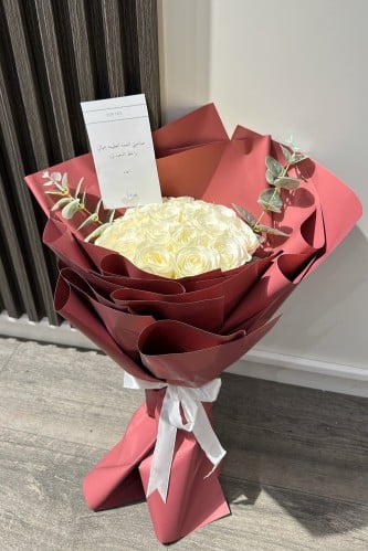 باقة ورد صناعي