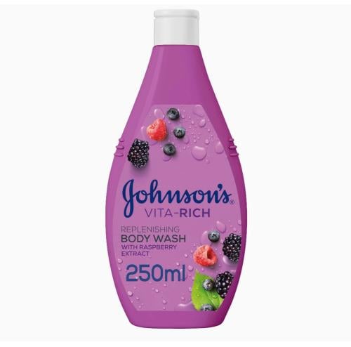 جونسون غسول الجسم المغذي بتوت العليق، 250مل