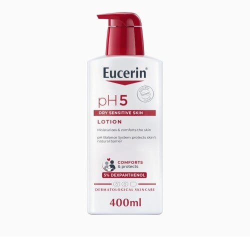 لوشن جسم بي اتش 5 من يوسيرين يقلل من حساسية البشرة...