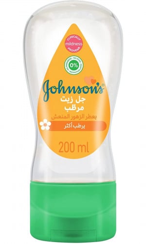 زيت جل مرطب للبشرة برائحة الزهور المنعشة من جونسون...
