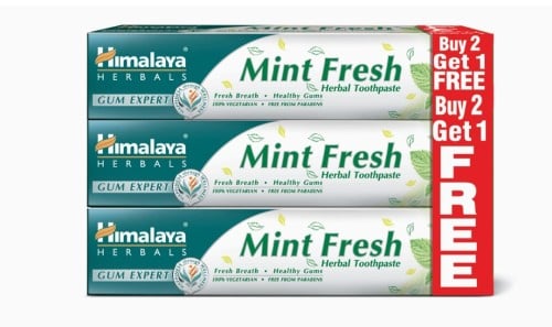 معجون اسنان عشبي منعش بالنعناع من هيمالايا