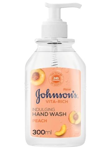 غسول اليدين فيتا ريتش اللطيف بخلاصة الخوخ - 300 مل