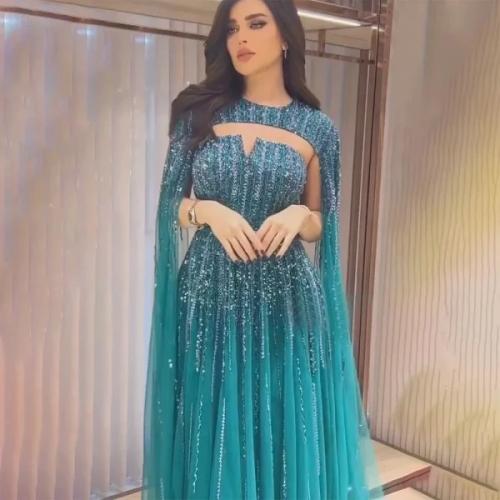 فستان سهره اخضر