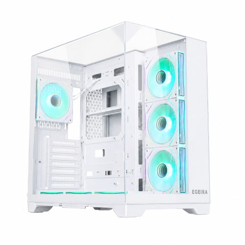 EGEIRA Vision Pro white 7 ARGB Fans | كيس ابيض 7 م...